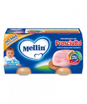 MELLIN OMOGENEIZZATO PROSCIUTTO 2X120G